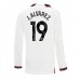 Maillot de foot Manchester City Julian Alvarez #19 Extérieur vêtements 2023-24 Manches Longues